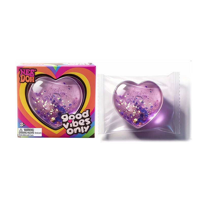 New hot selling style heart shaped pressure reliever Super soft soft clay gel has an exciting feeling and relieves anxiety