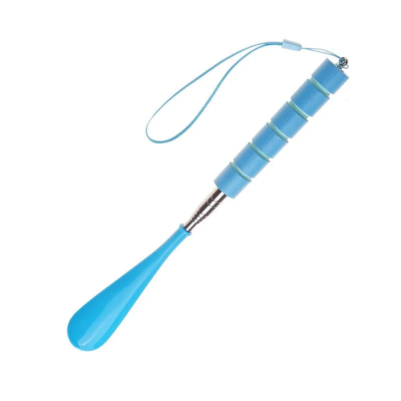 Shoehorn Long Handle 29cm-70cm Telescoping Metal Portable Long Handle Shoes Horn Assist in shoe lifting for Men Women Kids Shoes