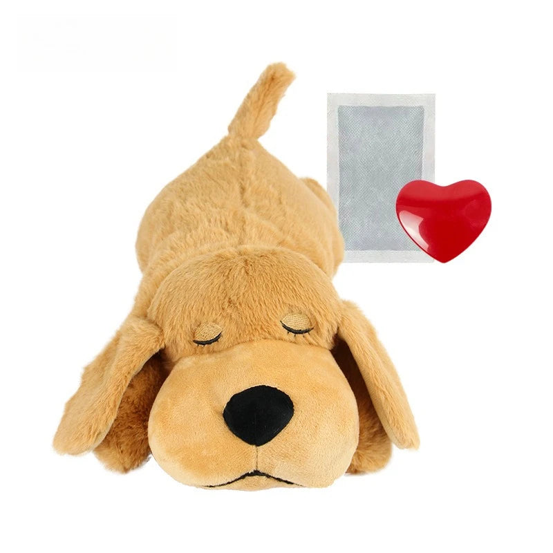 New Pet Soothing Toy Dog Anxiety Companionship Sleep Simulated Heartbeat Plush Toys Pet Dog Products