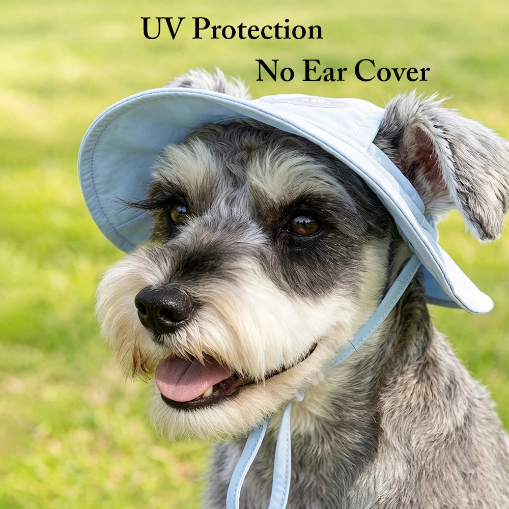 New Pet Dog Summer Vest with Cap Cooling Breathable Sun Protective UV Shirt for Dogs&Cats，Lightweight Outdoor Pet Clothes Set