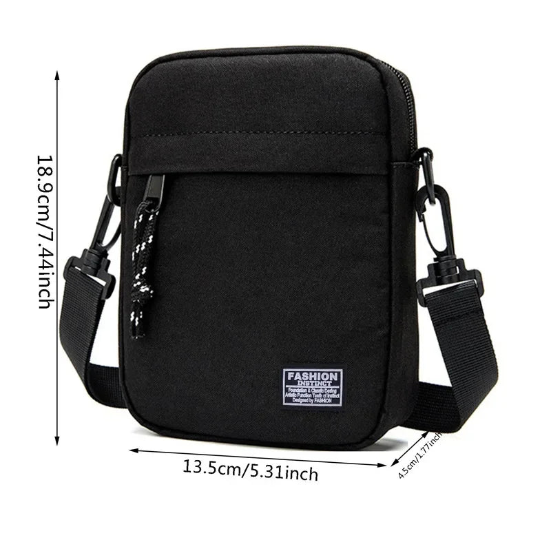 Shoulder Bag Oxford Cloth Casual Men's Satchel Small Square Bag Fashion Diagonal Crossover Hand Machine Women's Handbags Luggage