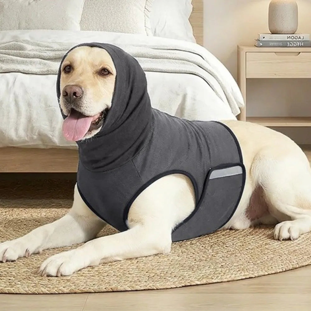 Noise-proof Dog Anxiety Vest Breathable Reflective strip Pet Soothing Clothes Comfortable Soft Pet Anti-Scare Pullover