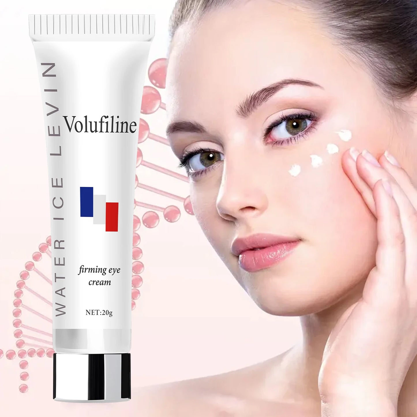 Volufiline Eye Cream with Hyaluronic Acid & Retinol - Moisturizing, Anti-Aging Formula for Elastic, Smooth Skin Around Eyes