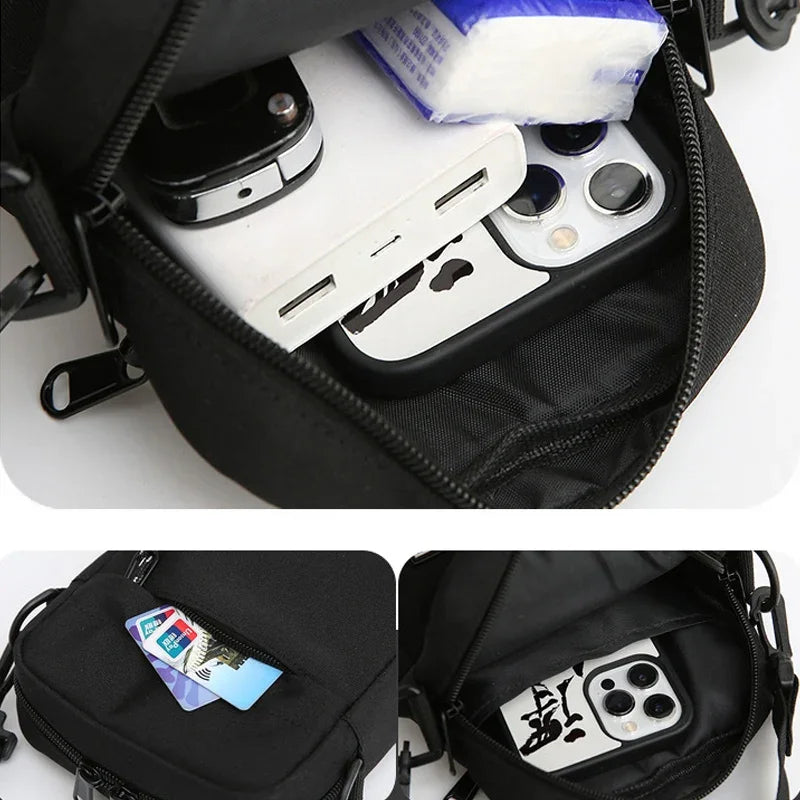 Shoulder Bag Oxford Cloth Casual Men's Satchel Small Square Bag Fashion Diagonal Crossover Hand Machine Women's Handbags Luggage